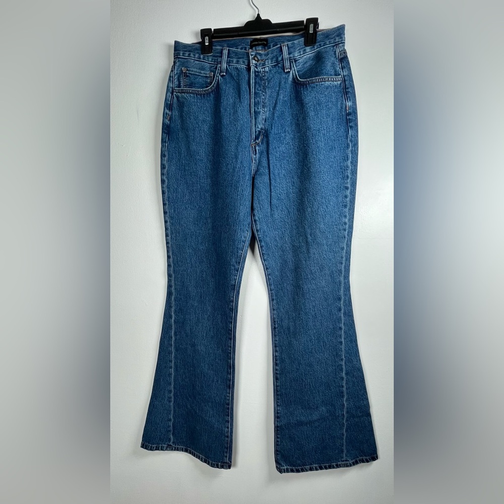 Favorite NWT Daughter The Jordie Super High Rise Wide Leg Jean in Madrid Size 33 - Picture 5 of 15